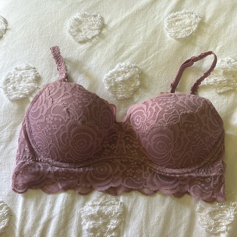 Pink Bralette in Mauve
